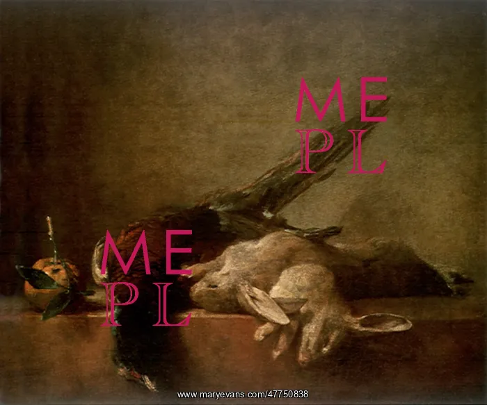 : Still Life with Pheasant, by Chardin : Still Life with Pheasant, by Chardin