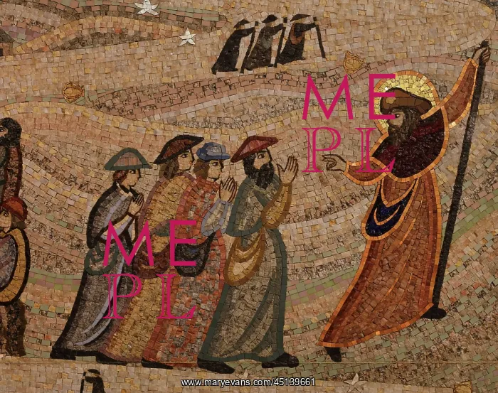 : The life of St James of Compostela in the crypt : The life of St James of Compostela in the crypt