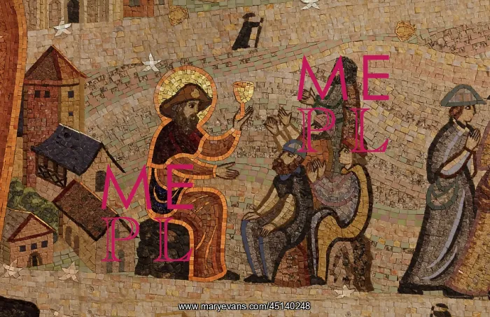 : The life of St James of Compostela in the crypt : The life of St James of Compostela in the crypt