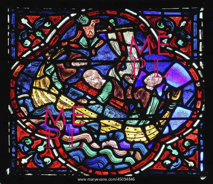 : Life of St Stephen stained glass window, Chartres : Life of St Stephen stained glass window, Chartres