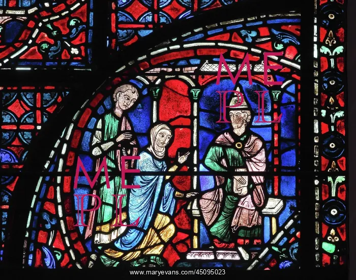 : Life of St Stephen stained glass window, Chartres : Life of St Stephen stained glass window, Chartres