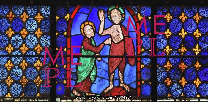 : Life of St Thomas stained glass window, Chartres : Life of St Thomas stained glass window, Chartres