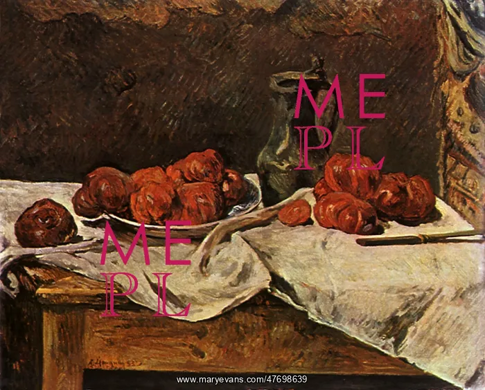 : Still Life with Tomatoes, by Gauguin : Still Life with Tomatoes, by Gauguin