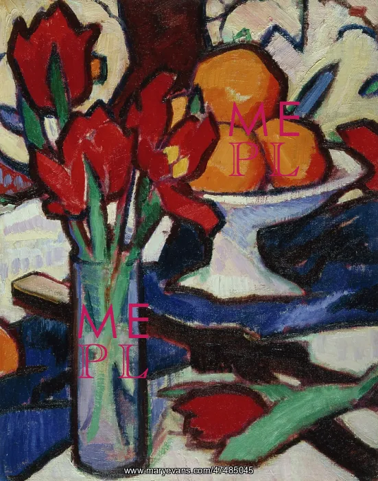 : Still Life with Tulips – and oranges : Still Life with Tulips – and oranges