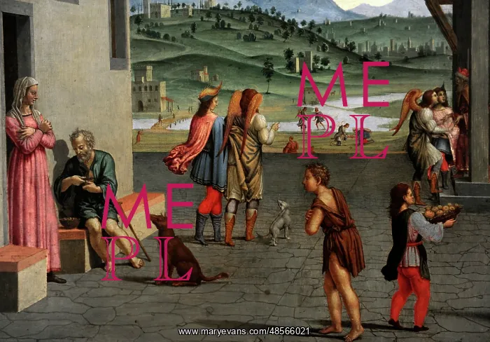 : Life of the Young Tobias, by Francesco Granacci : Life of the Young Tobias, by Francesco Granacci