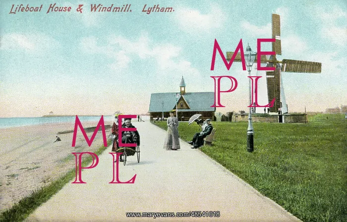  : Lifeboat House and Windmill, Lytham, Lancashire