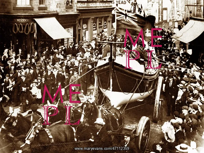  : Lifeboat procession, Barnsley, early 1900s