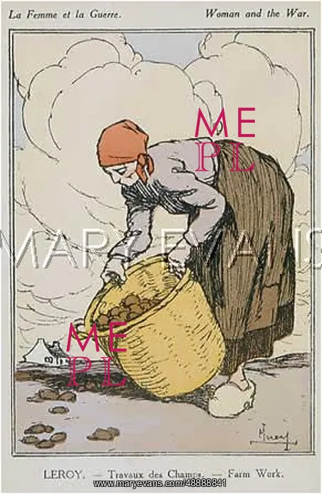 : LIFTING POTATOES C1915 : LIFTING POTATOES C1915