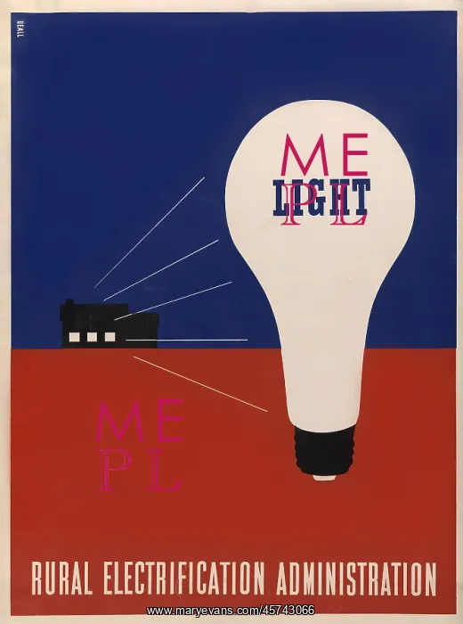  : Light bulb - electrification - rural - government