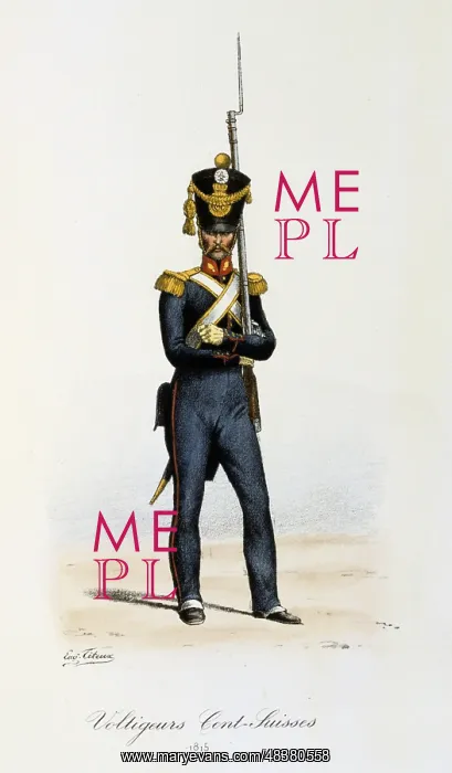 : Light Infantryman of the Swiss Regiment of the : Light Infantryman of the Swiss Regiment of the