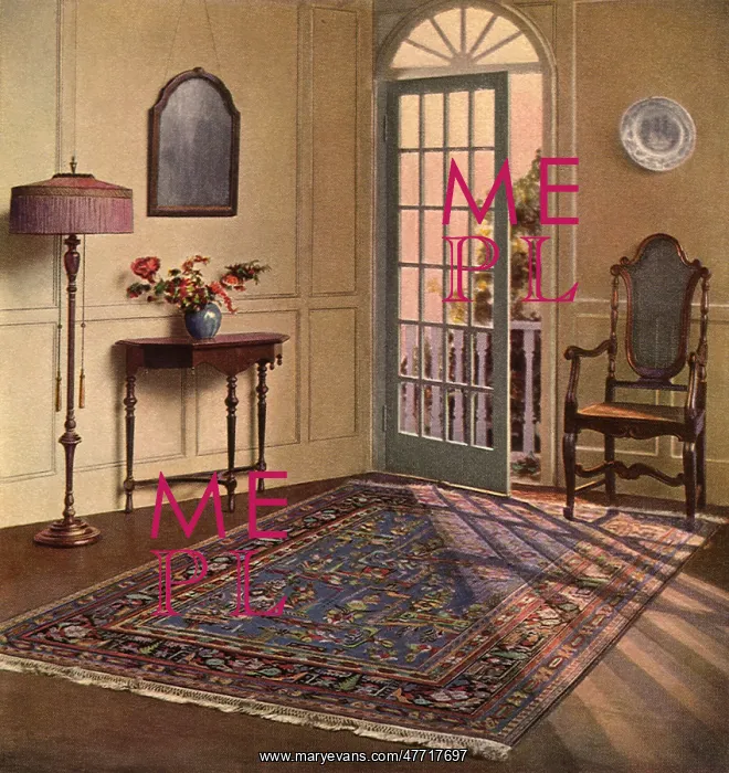 : Light on Persian Rug : Light on Persian Rug