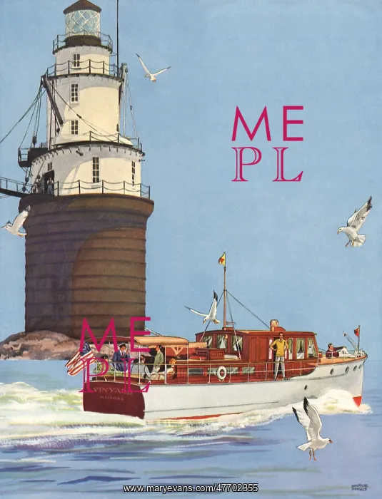  : Lighthouse and Boat