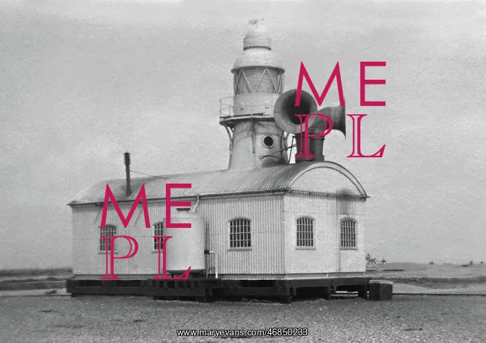 : Lighthouse building at Dungeness, Kent : Lighthouse building at Dungeness, Kent
