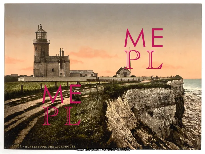 : The lighthouse, Hunstanton, England : The lighthouse, Hunstanton, England