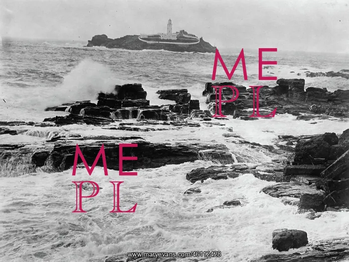 : Lighthouse on the island Godrevy in : Lighthouse on the island Godrevy in