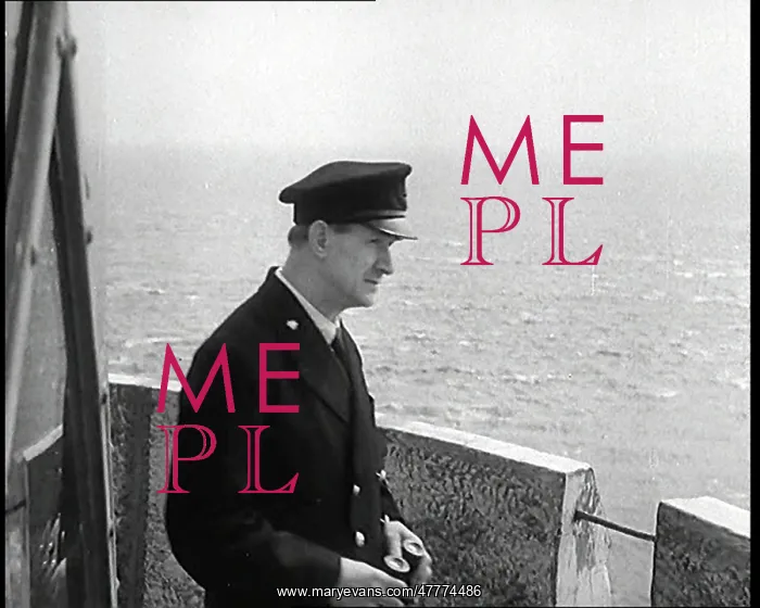 : Lighthouse Keeper Looking Through Binoculars : Lighthouse Keeper Looking Through Binoculars