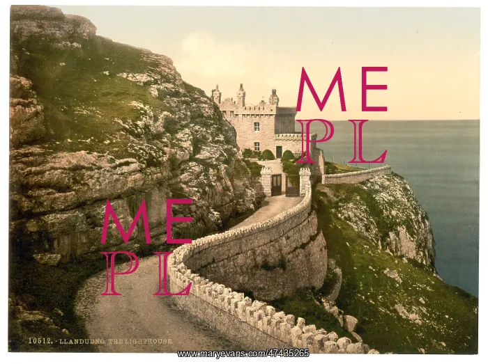 : The lighthouse, Llandudno, Wales : The lighthouse, Llandudno, Wales