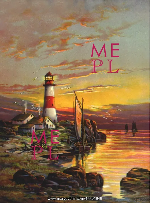: Lighthouse in Sunset : Lighthouse in Sunset