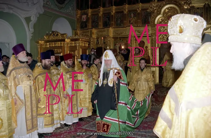 : Lighting of Epiphany Cathedral in Moscow : Lighting of Epiphany Cathedral in Moscow