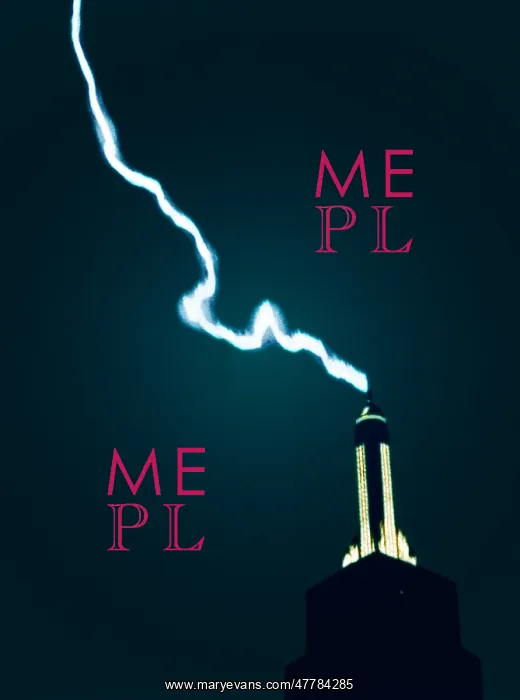 : Lightning Strikes Empire State Building, 1934 : Lightning Strikes Empire State Building, 1934