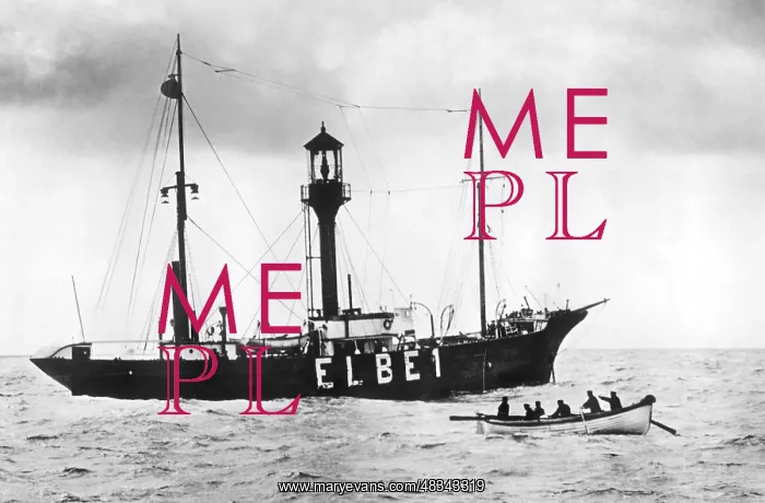 : The lightship Elbe 1, 1920s : The lightship Elbe 1, 1920s