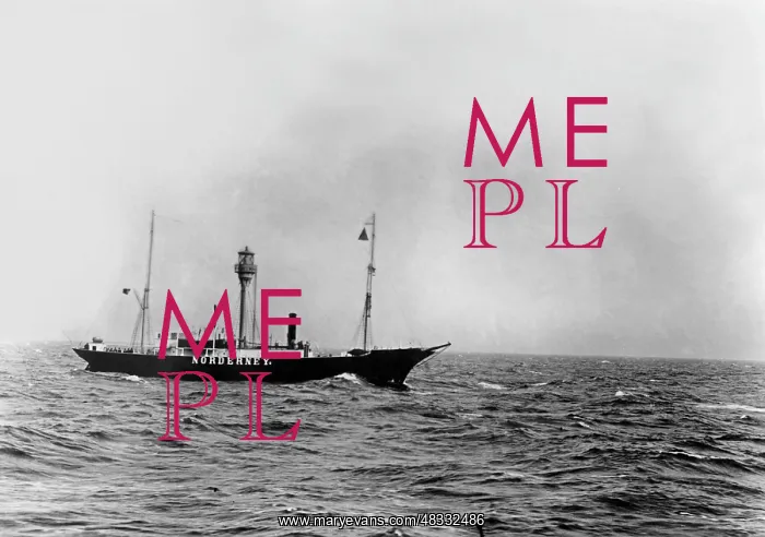 : The lightvessel Norderney, 1930 : The lightvessel Norderney, 1930