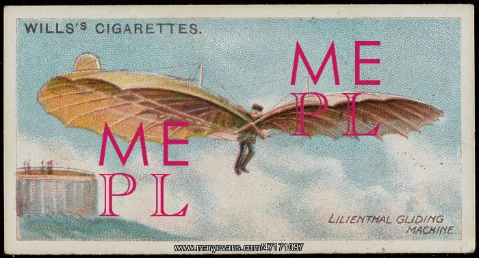 : Lilienthal in Flight : Lilienthal in Flight