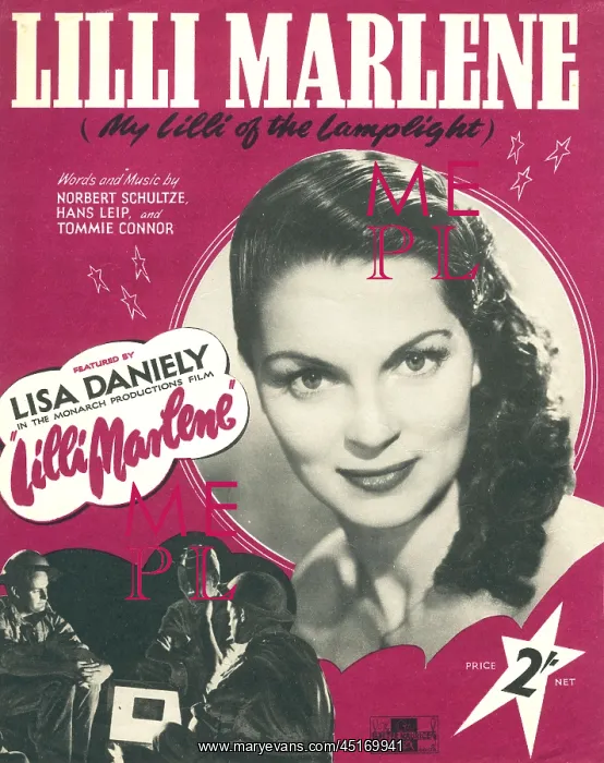 : Lilli Marlene, Music Cover : Lilli Marlene, Music Cover