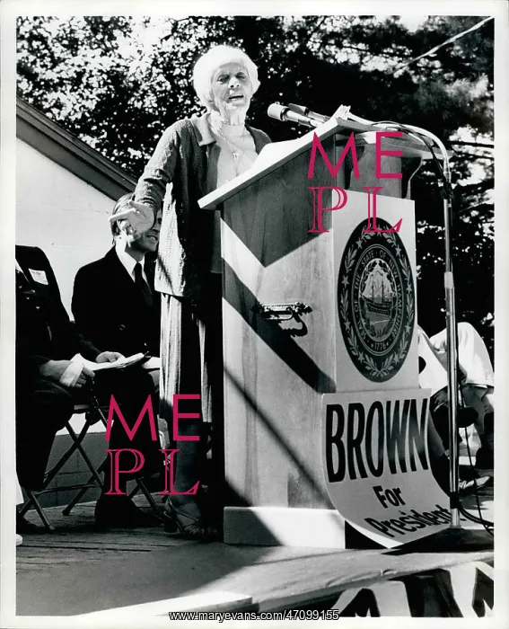 : Lillian Carter speaking in New Hampshire : Lillian Carter speaking in New Hampshire