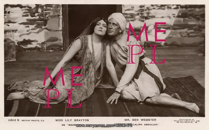 : Lily Brayton and Ben Webster in Kismet : Lily Brayton and Ben Webster in Kismet