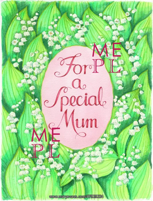 : Lily of the Valley with For A Special Mum : Lily of the Valley with For A Special Mum