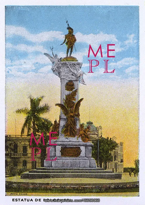 : Lima, Peru - Estatua de Bolognesi : Lima, Peru - Estatua de Bolognesi