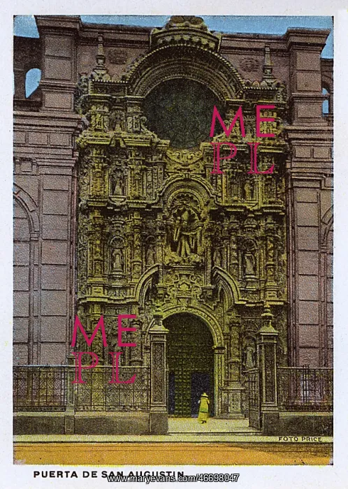 : Lima, Peru - Puerta de San Augustin : Lima, Peru - Puerta de San Augustin