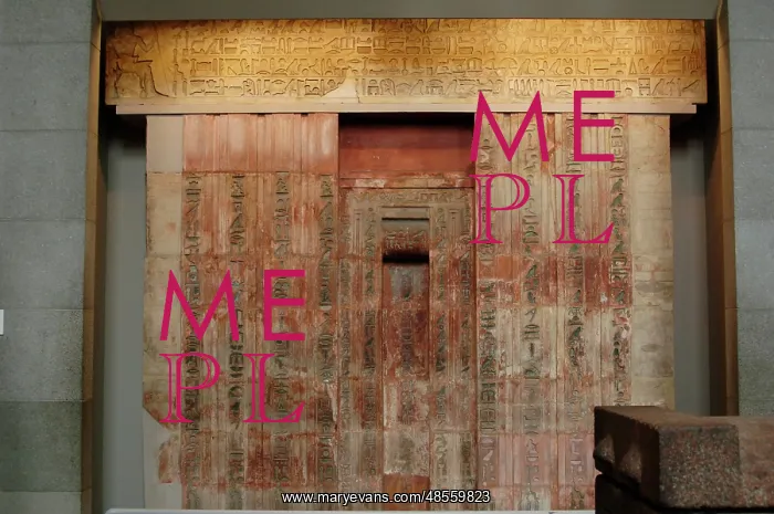  : Limestones false door of Ptahshepses. Egypt