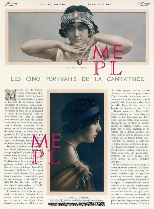  : Lina Cavalieri