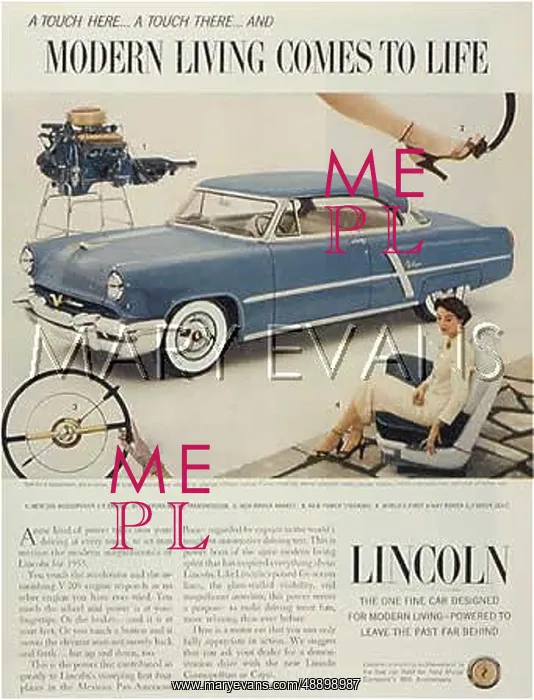 : LINCOLN 1953 ADVERT : LINCOLN 1953 ADVERT