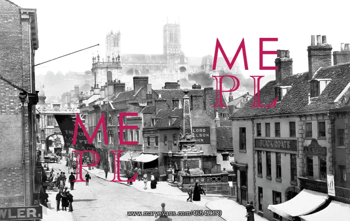  : Lincoln, the Cathedral and Stonebow 1890