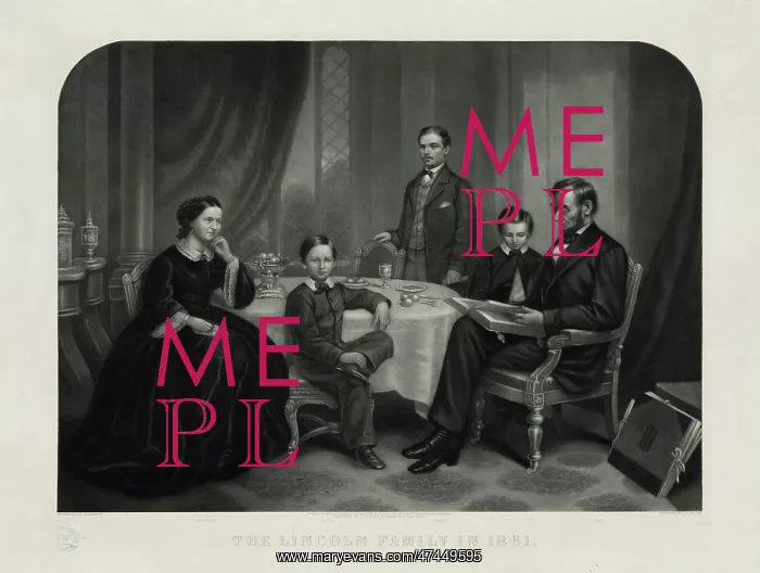  : Lincoln family in 1861