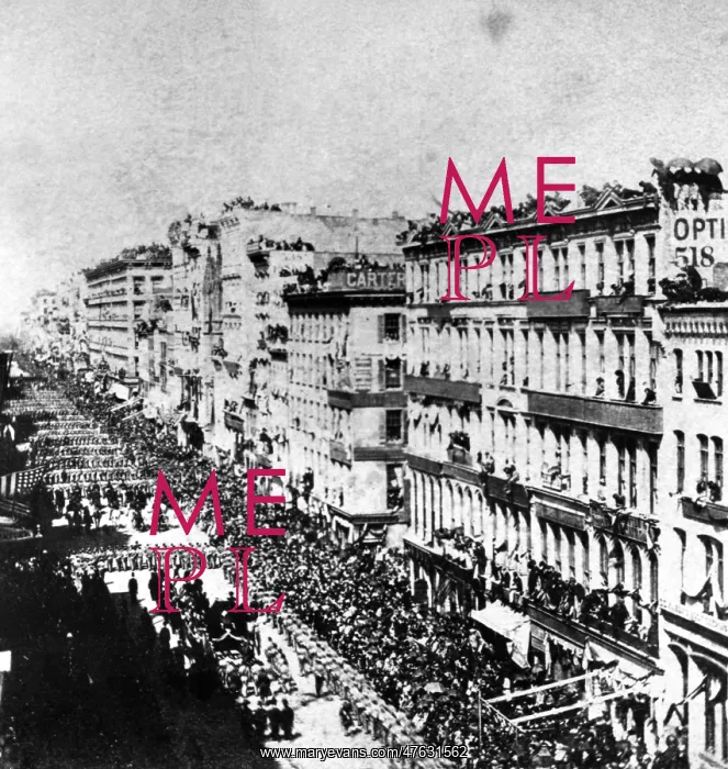 : Lincoln's Funeral Procession, 1865 : Lincoln's Funeral Procession, 1865