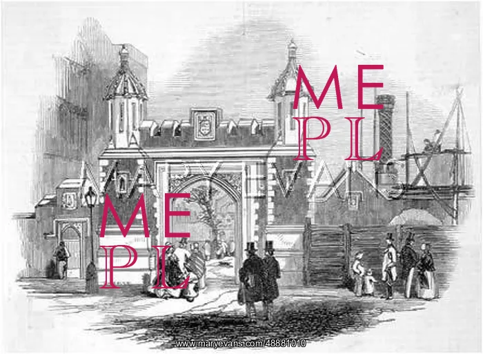 : LINCOLNS INN FIELDS 1845 : LINCOLNS INN FIELDS 1845
