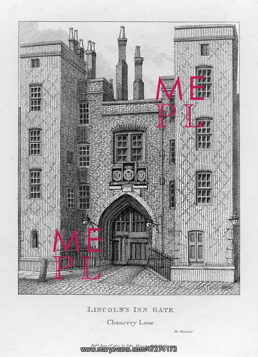 : LINCOLN'S INN GATE : LINCOLN'S INN GATE