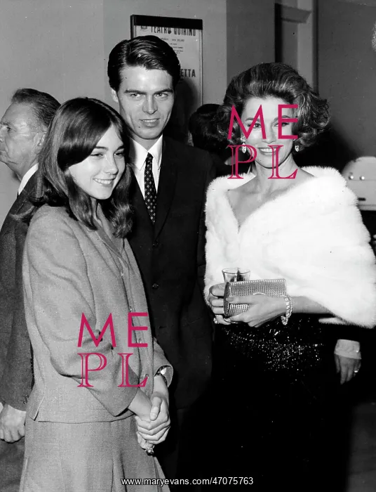 : Linda Christian, Douglas Travis, Romina Power, in Rome : Linda Christian, Douglas Travis, Romina Power, in Rome