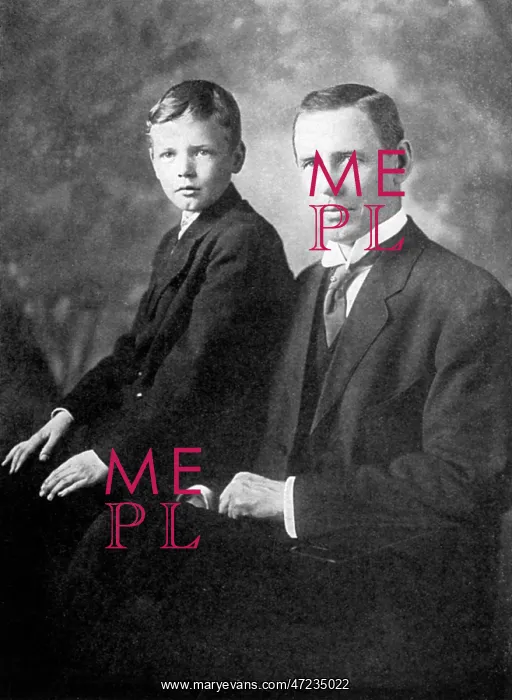 : LINDBERGH AND FATHER : LINDBERGH AND FATHER