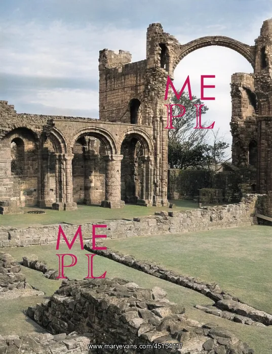: LINDISFARNE PRIORY : LINDISFARNE PRIORY