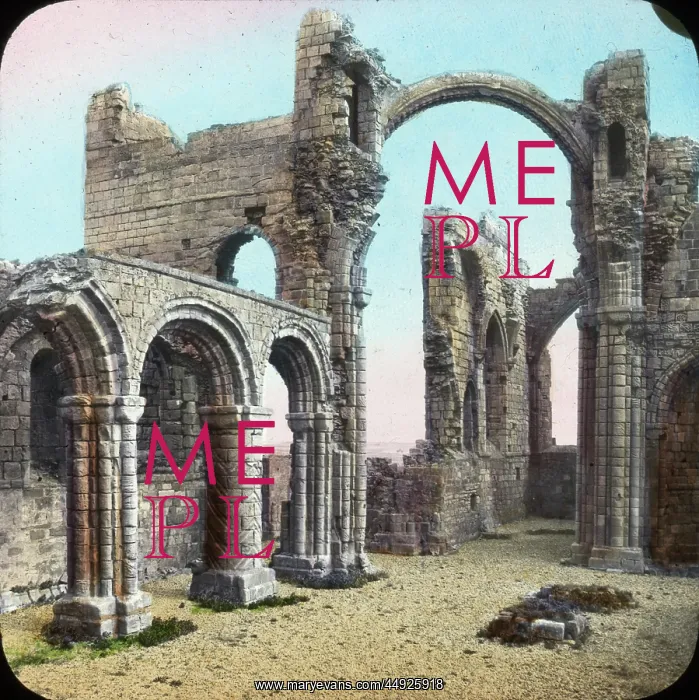 : Lindisfarne Priory, Holy Island, Northumberland, England : Lindisfarne Priory, Holy Island, Northumberland, England