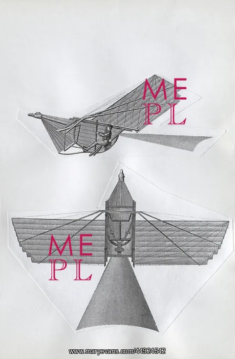: Line-Drawing of Thomas Walker's First Design for a Flyin? : Line-Drawing of Thomas Walker's First Design for a Flyin?