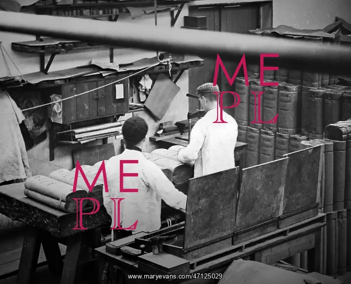  : Linen manufacture, Making webs