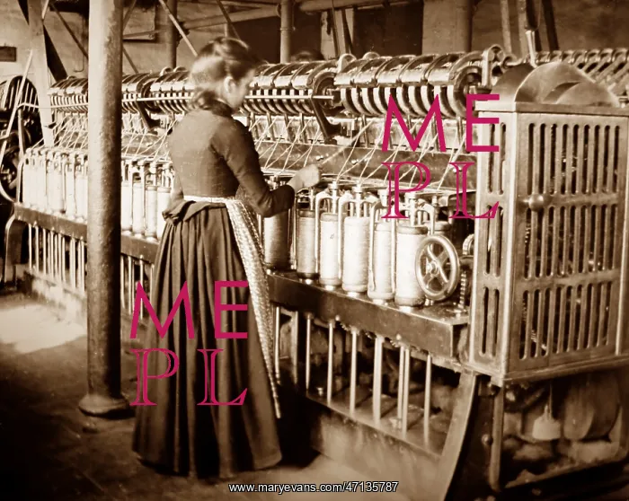  : Linen manufacture, a roving frame