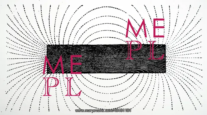 : Lines of magnetic force of a bar magnet. Illustration 1904