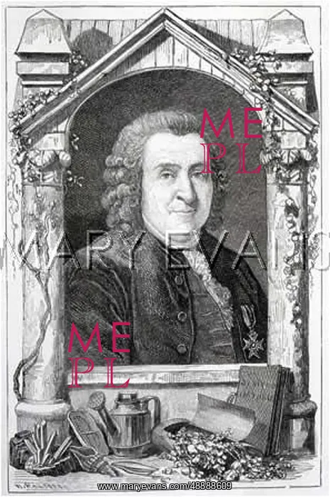  : LINNAEUS. CARL VON LINNE, ka LINNAEUS (1707 - 1778), Swedish naturalist